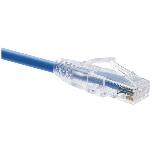 Unirise Usa GROUP 1 FOOT CAT6 SNAGLESS CLEARFIT PATCH CABLE BLUE - CAT6 PATCH CABLE CAT 10002 - main